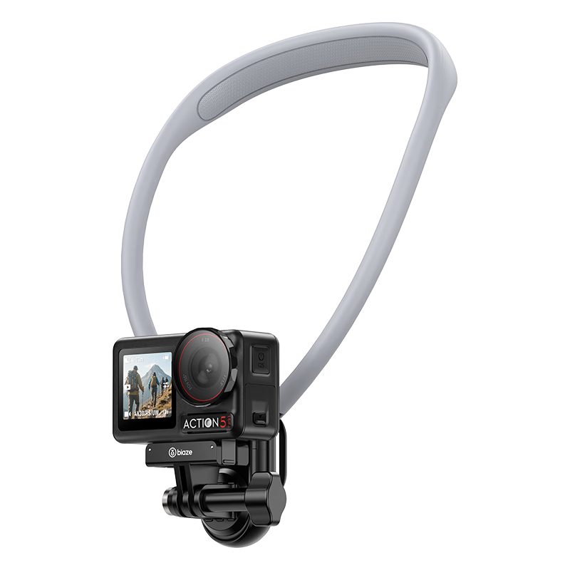 BIAZE 4.0 Neck Strap Mount for DJI Action 6/5 Pro/4/Nano First-Person Vlog Sports Camera Insta360 Ace Pro 2 Chest Mount JS32