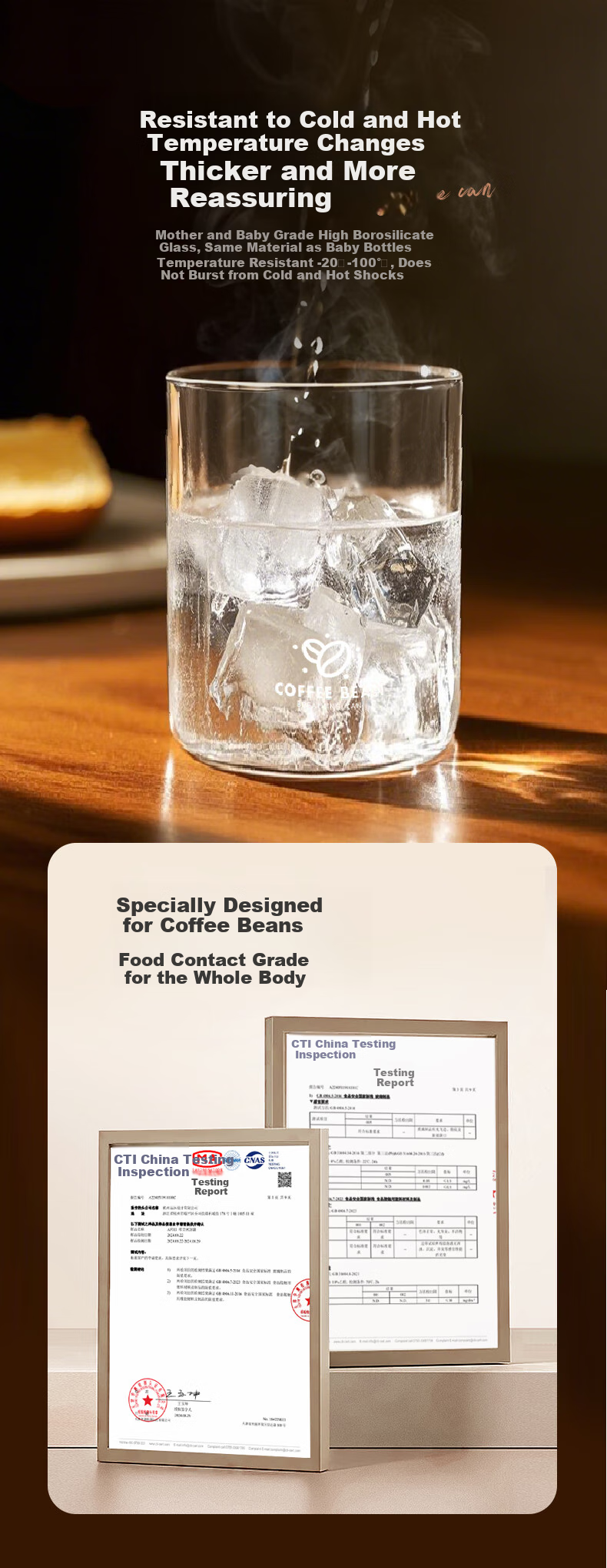 Bear Food-Grade Coffee Bean Airtight Jar Portable Coffee Powder Storage Container 1100ml CX-JW031-P02 5