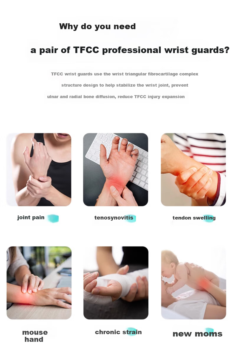 Li-Ning Wrist Support for Tendonitis, TFCC Injury, Fitness, Wrist Strain, Sports Fixation Brace, Badminton, Bench Press, Compression Sleeve 3