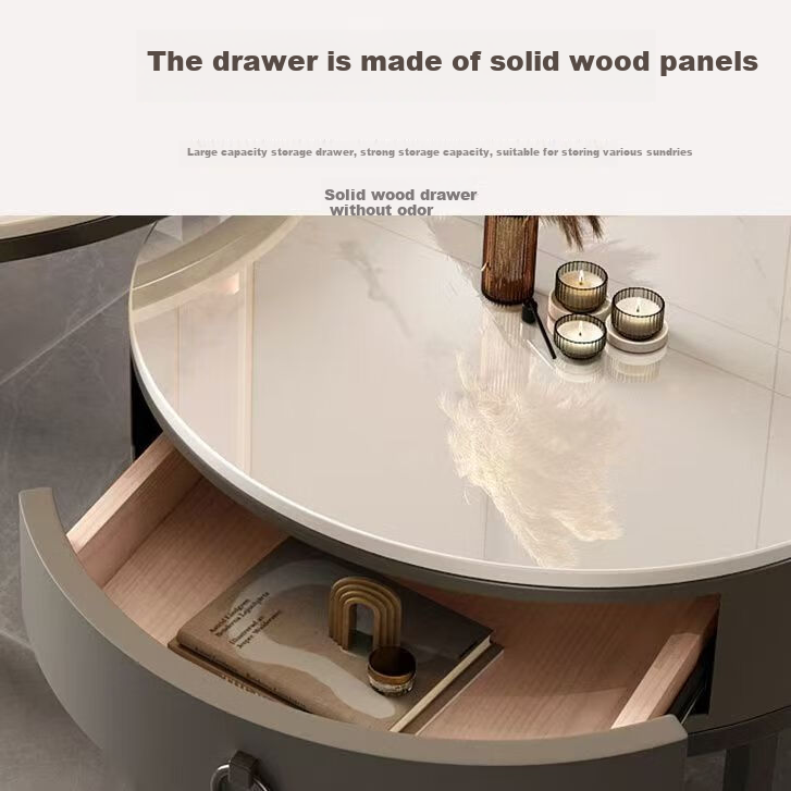 Gupujia Rock Slab Coffee Table, Living Room Modern Minimalist Light Luxury, Small Apartment Reception Tea Table, Sofa Glass Side Table, Balcony Small Corner Table 8