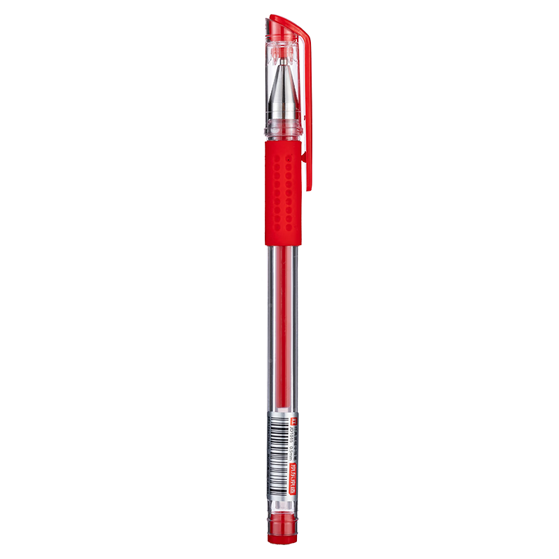 JD Jingdong Jingzao Classic Red Cap Neutral Pen Red Ink 12-Pack Imported Ink Bullet Tip Water Pen Signature Pen Business Office Soft Sleeve Pen JD1015