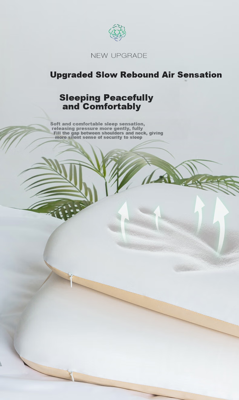 Mengjie Jiafang Dongfang Zhuyuanji Camellia Memory Foam Pillow, Deep Sleep Cervical Spine Protection Pillow Core, Adult Size 8cm 5
