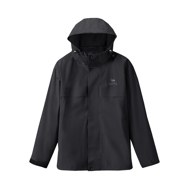 CAMEL Sports Jacket, New Style for Men And Women, Spring And Autumn Casual Fleece-Lined Jacket, Outdoor Water-Repellent Windproof Mountaineering Coat, Windbreaker