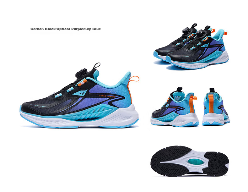 361° Fengtou 6.0 Children's Running Shoes, Fall 2025, Boys And Girls Lightweight Cushioning Professional Dial Sports Shoes, Blue, Size 41 17