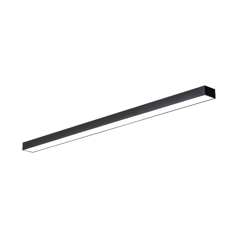 Yuanfang LED Office Ceiling Pendant Light Linear Suspension Lamp for Supermarket Mall Classroom Office Commercial Gym Lighting 120*20cm