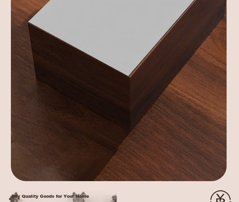 Bingyou Wooden Tissue Box, Paper Towel Holder, Dual-Use for Living Room And Office, Large Capacity Storage Organizer 16