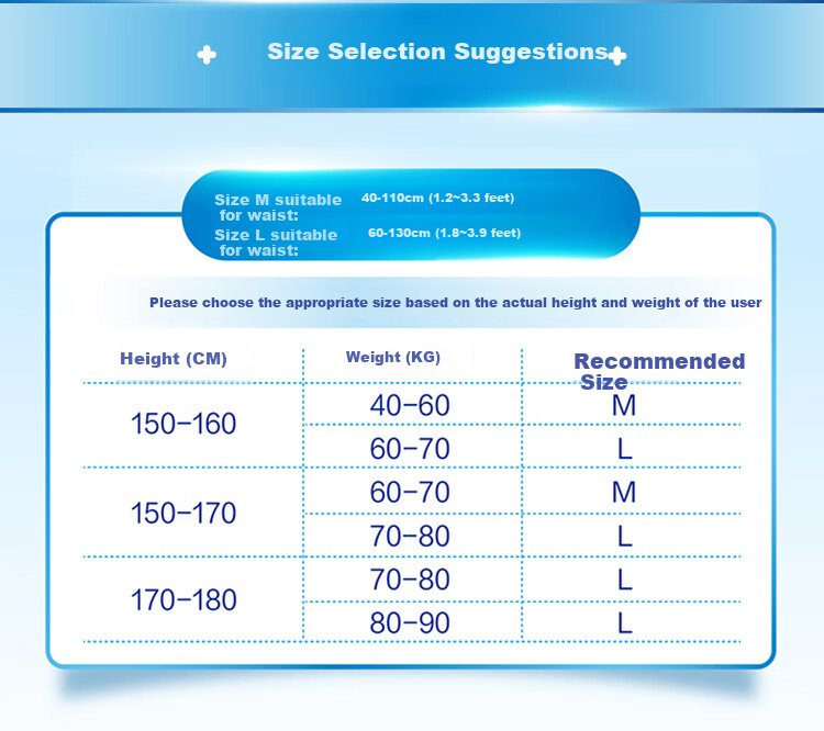 Anhushi Cotton Soft Adult Diapers L72 Pieces (Waist 95-120cm) Adhesive Elderly Incontinence Pads 4