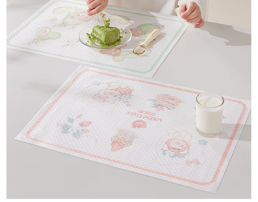 Betis Disposable Baby Placemat Portable Outdoor Table Mat Infant Oil-proof Waterproof Kids Placemat High Chair Tablecloth 4