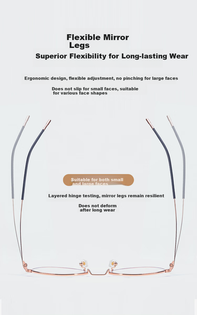 Mr. PuTian Reading Glasses for Men And Women, Anti-Blue Light, High Definition, Authentic, Fashionable, Youthful-Looking Presbyopic Glasses, 200 Degrees, for Ages 55-59 6