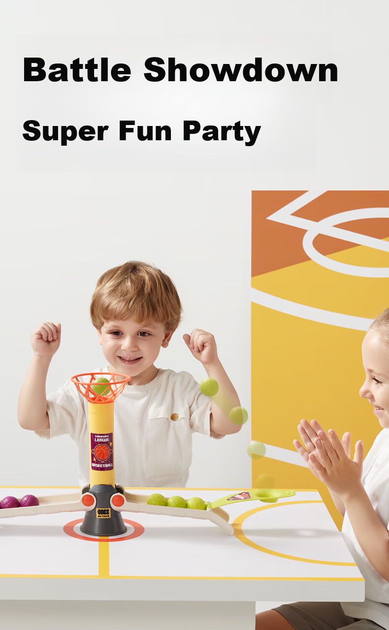 Babycare Desktop Basketball Set, Early Education Toy, Educational Children's Toy for Boys Aged 3-6, Birthday Gift 2