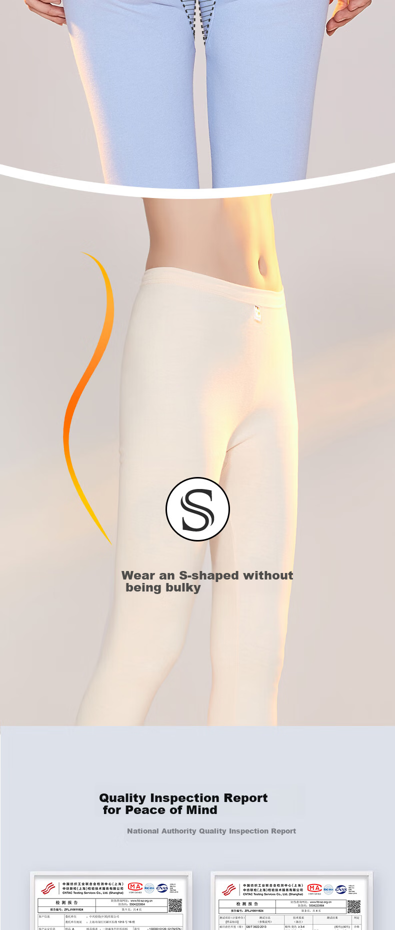 Yiershuang [First-Class 100% Pure Cotton] Women's Autumn Long Johns, All-Cotton Thermal Underwear, Plus Size Base Layer, Autumn And Winter Cotton Pants for Wome 10