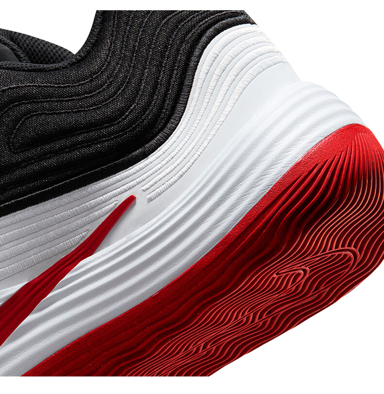 NIKE Men's Basketball Shoes PRECISION 8 MID IH1105-003 Black White Red Size 42.5 2