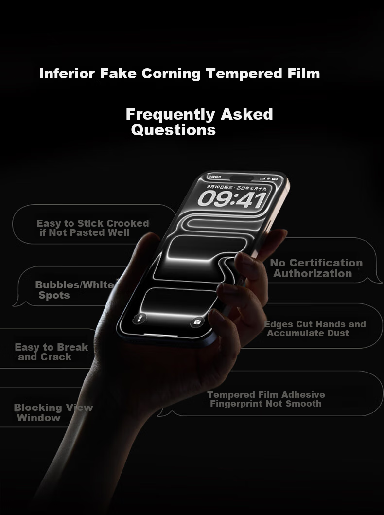 UGREEN [Authorized Import from USA Corning Pro] Tempered Glass Screen Protector for Apple IPhone 18/17 Pro Max, Full Coverage Anti-Drop Anti-Fingerprint 2 Pack 6
