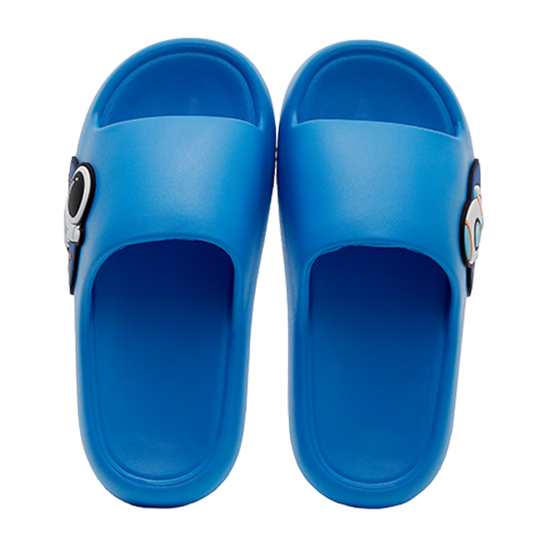 Guoluofi Astronaut Kids Summer Sandals Boys Non-slip Girls Cartoon Large Children Slippers Black Size 40-41