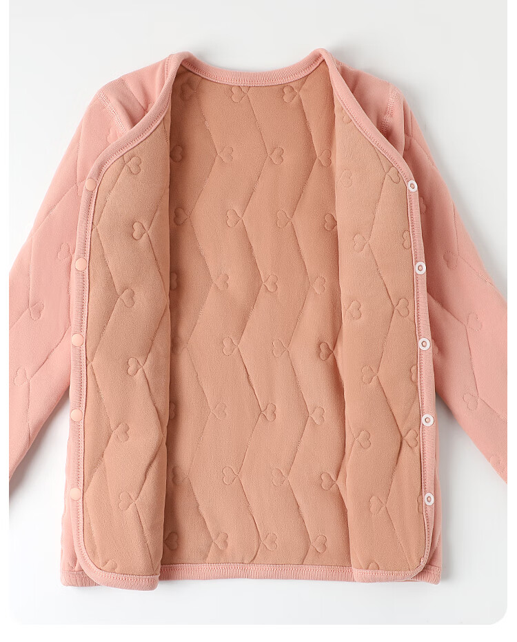 LangSha Thermal Underwear School Uniform Base Layer Winter Kids Warm Jacket Cotton Padded Coat for Girls Elementary and Middle School Students 10