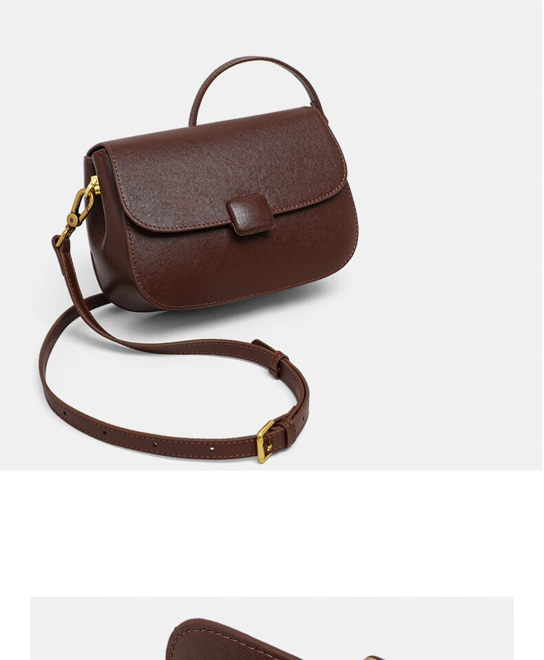Miaoli Women's Leather Small Square Bag Luxury Crossbody Shoulder Bag Birthday Gift for Girlfriend Wife 22