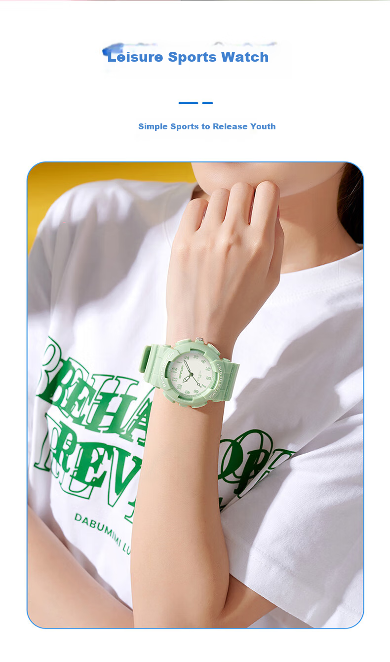 GEORGCOUNT Watch for Men And Women, Youth 2025 New Model, Silent Exam-Specific Waterproof Quartz Watch for Middle And High School Students 12