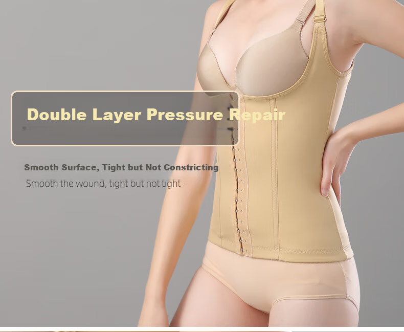 Darenyouxi 26 New Post-Liposuction Shaping Bodysuit, Waist And Abdomen Half-Body Slimming After Liposuction Shaping Garment, Elastic Clothing, XS 2