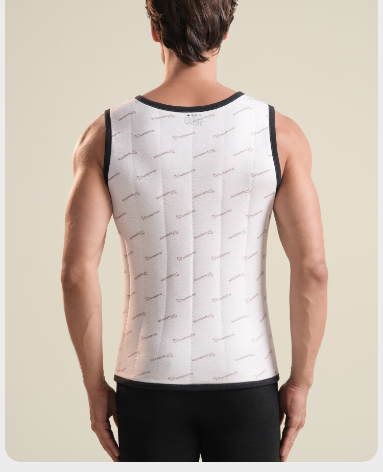 YUZHAOLIN Men's Wool-Filled Warm Vest Thickened Fleece Lined Large Size Sleeveless Autumn Winter Base Layer Jacket 20