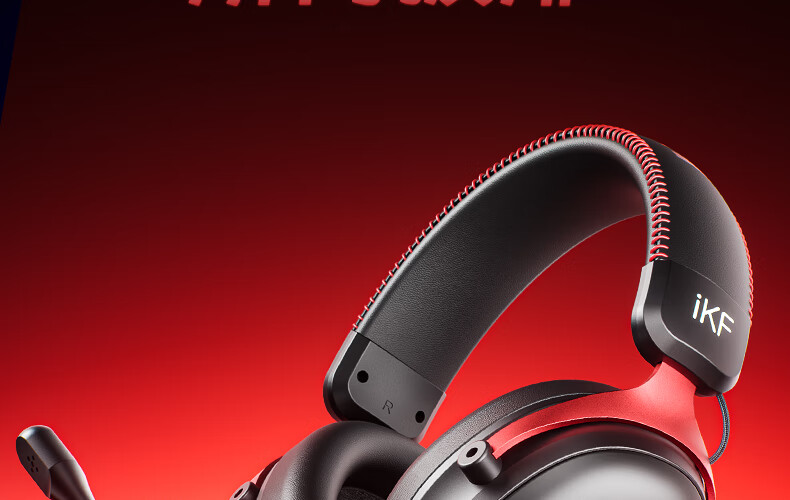 IKF V11 S [3.5mm Version] Gaming Headset Wired Over-Ear Esports Headphones 7.1 Surround Sound FPS Positional Audio Valorant Delta Smoke Gray 2