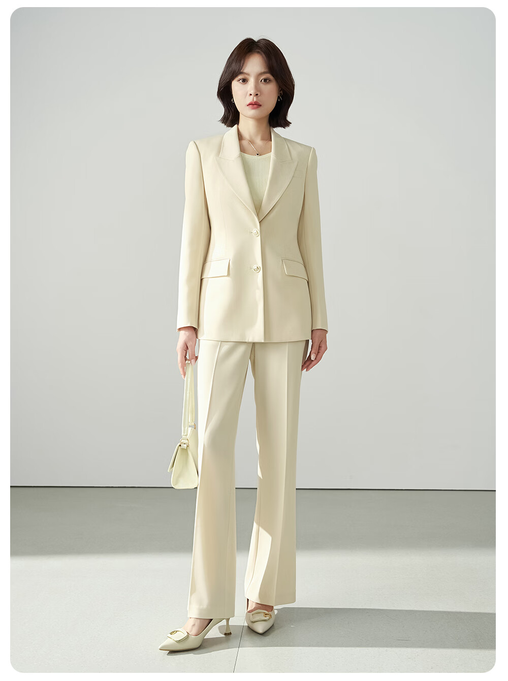 Miss Bird Women's Winter Suit Set Professional Interview Formal Workplace High-End Commuter Blazer Jacket 12