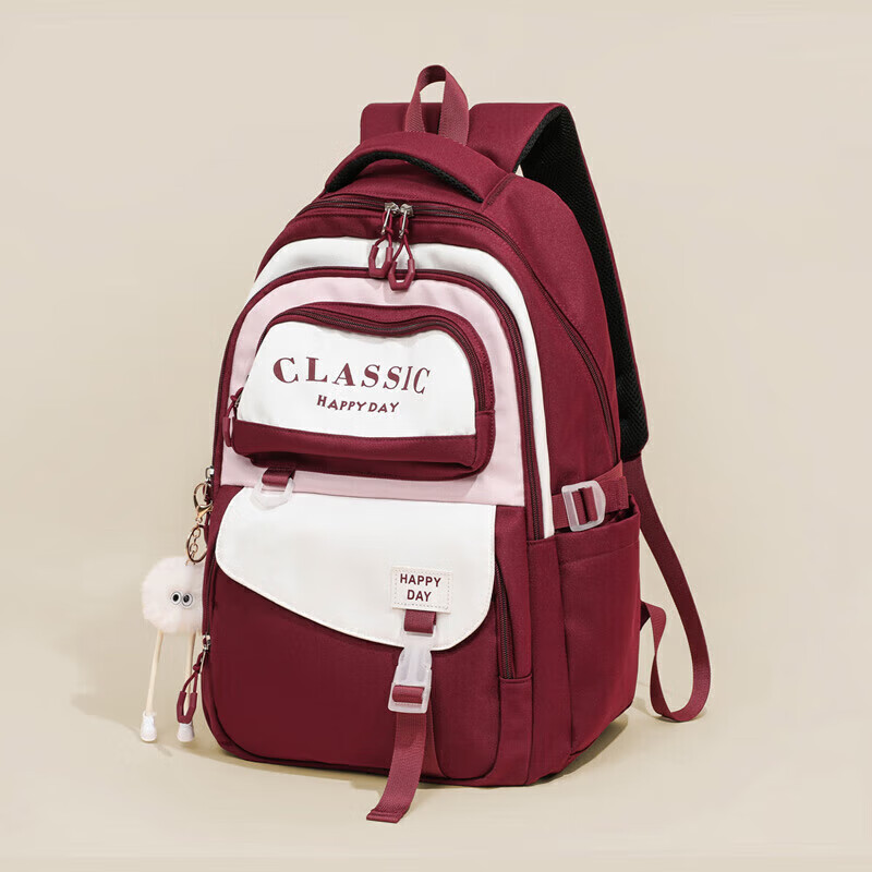 YUYULA Women's Backpack, Large Capacity, for Middle School, High School And College Students, Lightweight Casual Schoolbag, Travel Bag