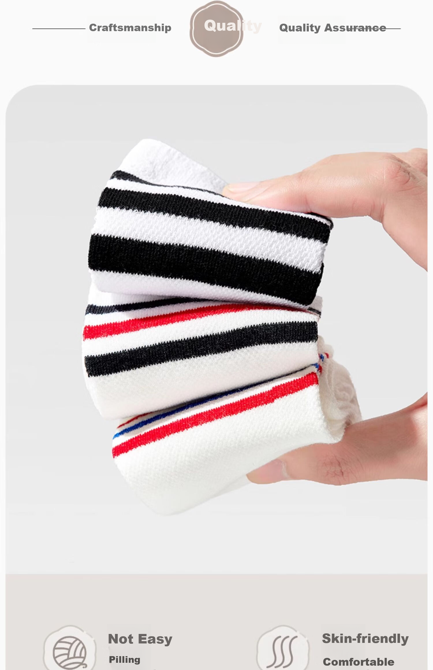 Bingxuemumian Children's Knee-High Socks, Girls' Summer Thin Mesh Socks, White Boys' Preppy Style Versatile Soccer Socks 3