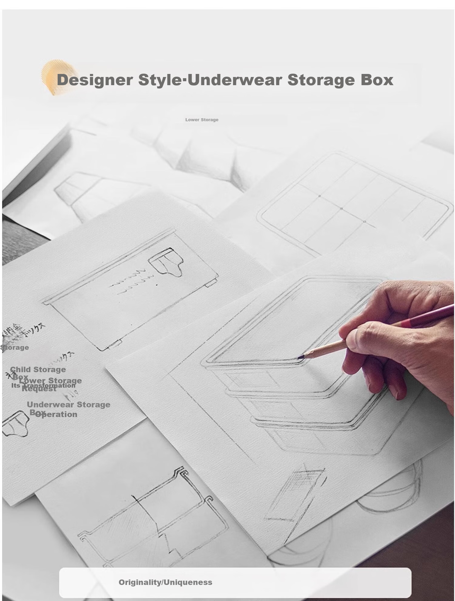 Jiabangshou Underwear Storage Box, Panty And Sock Divider Organizer, Wall-Mounted Home Closet Storage Solution, Best-Selling 3-Piece Set 1