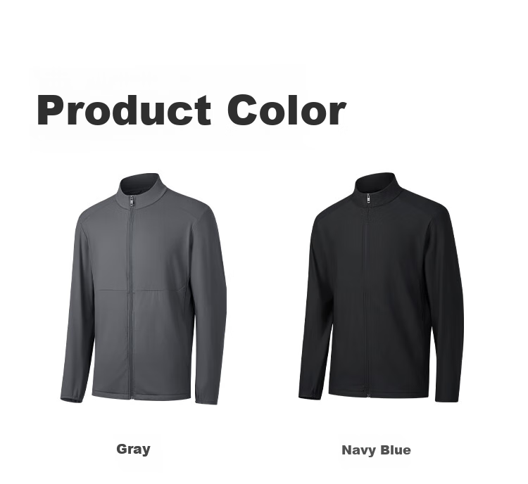 JD Original Pressure-Resistant Administrative Jacket, Men's Spring And Autumn Windbreaker Jacket, Stand-Up Collar Casual Menswear, Navy Blue XXL 9
