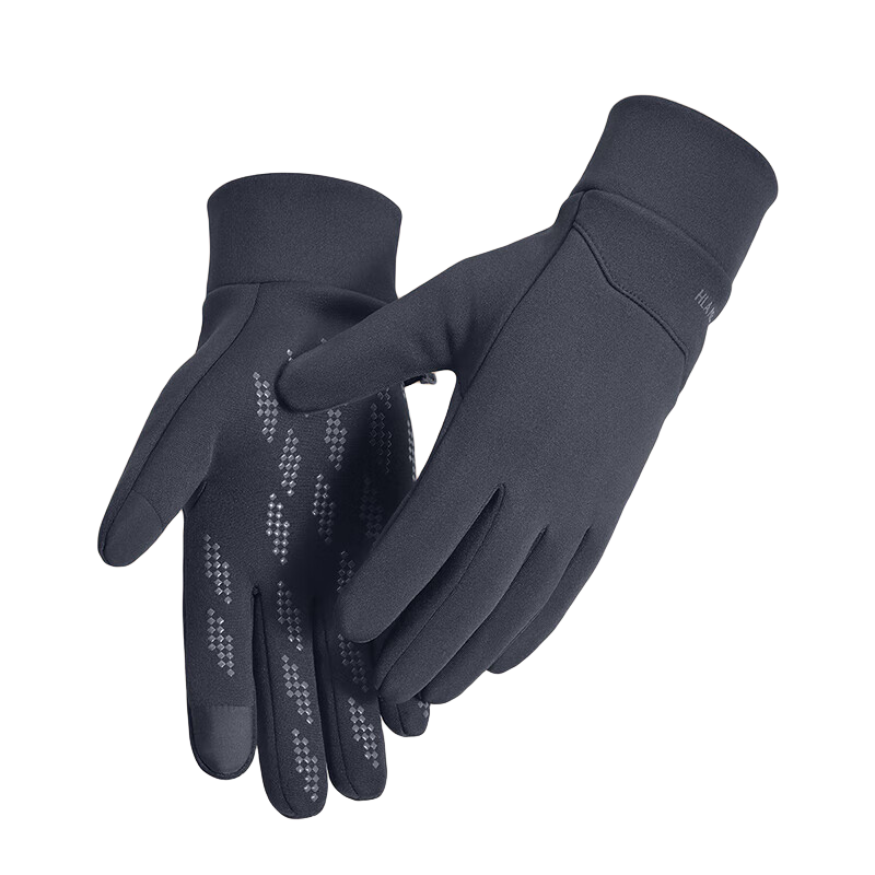 HLA Gloves for Men, Autumn And Winter Cycling Gloves, Fabric, Touchscreen Compatible, Outdoor Driving, Cycling, Motorcycle Riding, Warm Ski Gloves