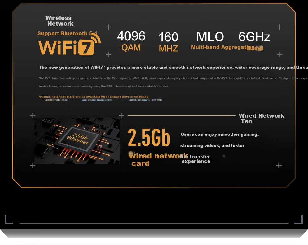ASUS TUF GAMING B850M-PLUS WIFI7 Motherboard for CPU 7800X3D/9800X3D/9600X (AMD B850/socket AM5) 11