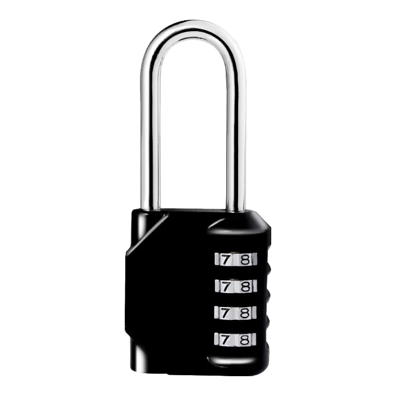 Aoben Changliang Combination Padlock, Indoor And Outdoor Door Lock, Waterproof And Rust-Resistant Metal Lock, 1604L Black