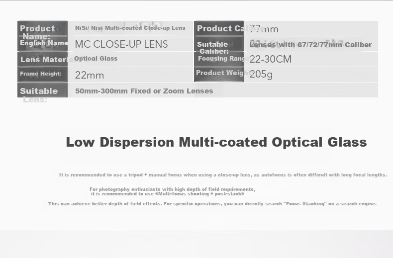 NiSi Close-Up Lens Second Generation, 77mm High-Definition Magnification Macro Lens, Close-Range Shooting Filter, Professional Macro Tool, Advanced Macro Lens for Flowers, Insects, Jewelry Micro Photography 4
