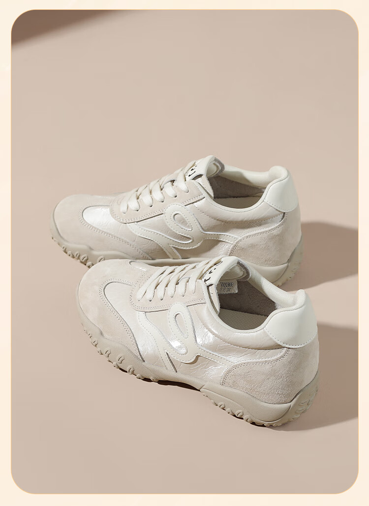 Zhuoshini 7cm Height Increasing German Training Shoes Women Breathable Casual Sneakers Sports Shoes Stylish Versatile Silver Size 38 11