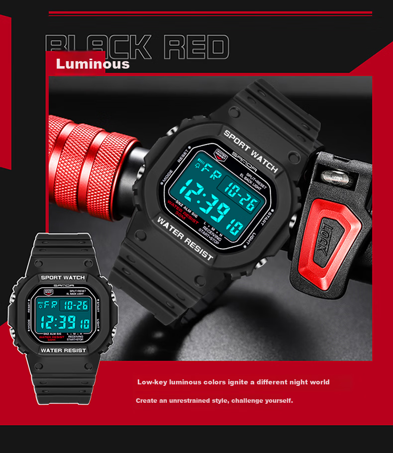 AELVO Electronic Watch, for Middle And High School Students, Teenagers, Boys' Birthday Gift, Sports Bracelet, for Ages 12-14 6