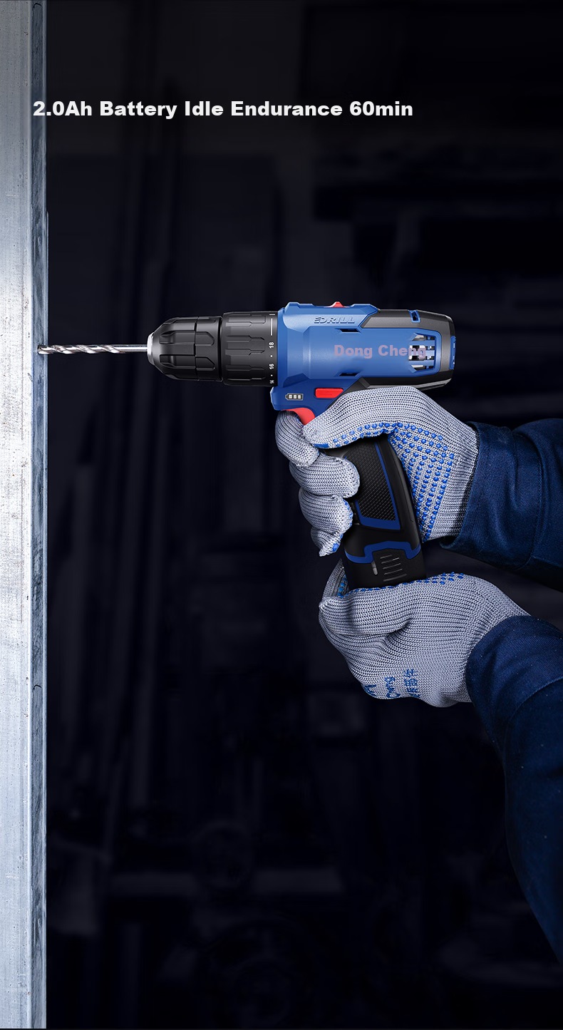 Dongcheng 16V Impact Lithium Drill WJZ1601iS, Electric Drill, Power Screwdriver, Driver Machine 5