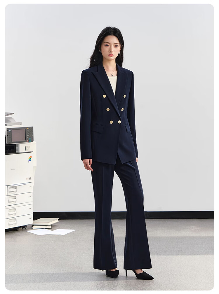 Miss Bird Premium Commuter Suit Set Women's Professional Formal Small Size Workplace Interview Elegant Blazer 11