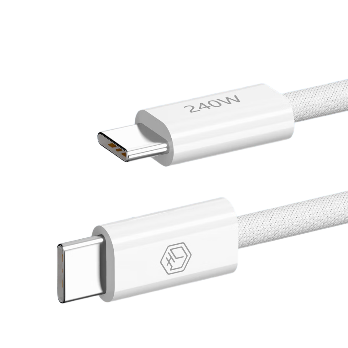 JD Original PD240W Dual-Head Type-C Data Cable Charging Cord Ctoc Suitable for Huawei, Honor, Xiaomi 100W Fast Charging Apple 18/17/16 Tablet IPad 1.5-Meter Braided Cable