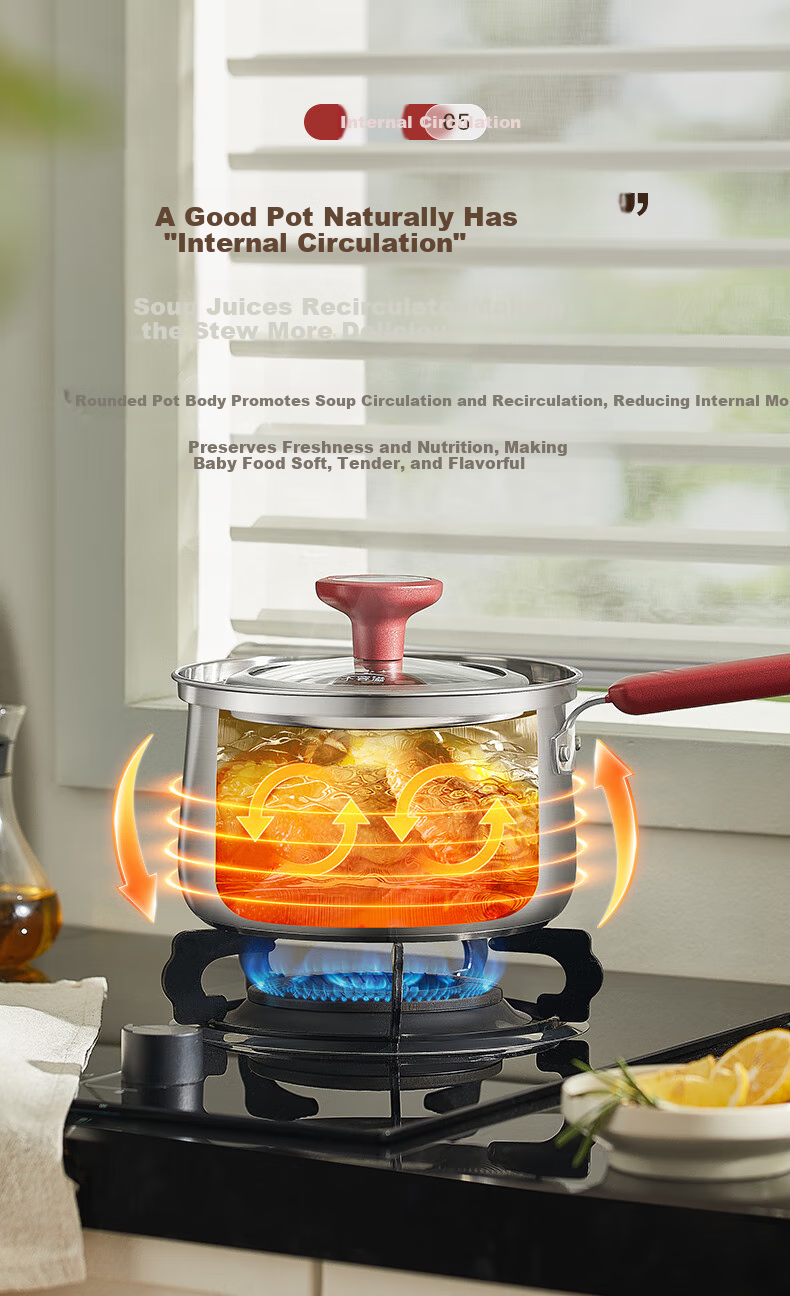 SUPOR Milk Pot, 18cm Stainless Steel Non-Spill Series, Heightened And Deepened, Baby Food Pot, Soup And Noodle Pot, Suitable for Open Flame And Induction Cooktops 9