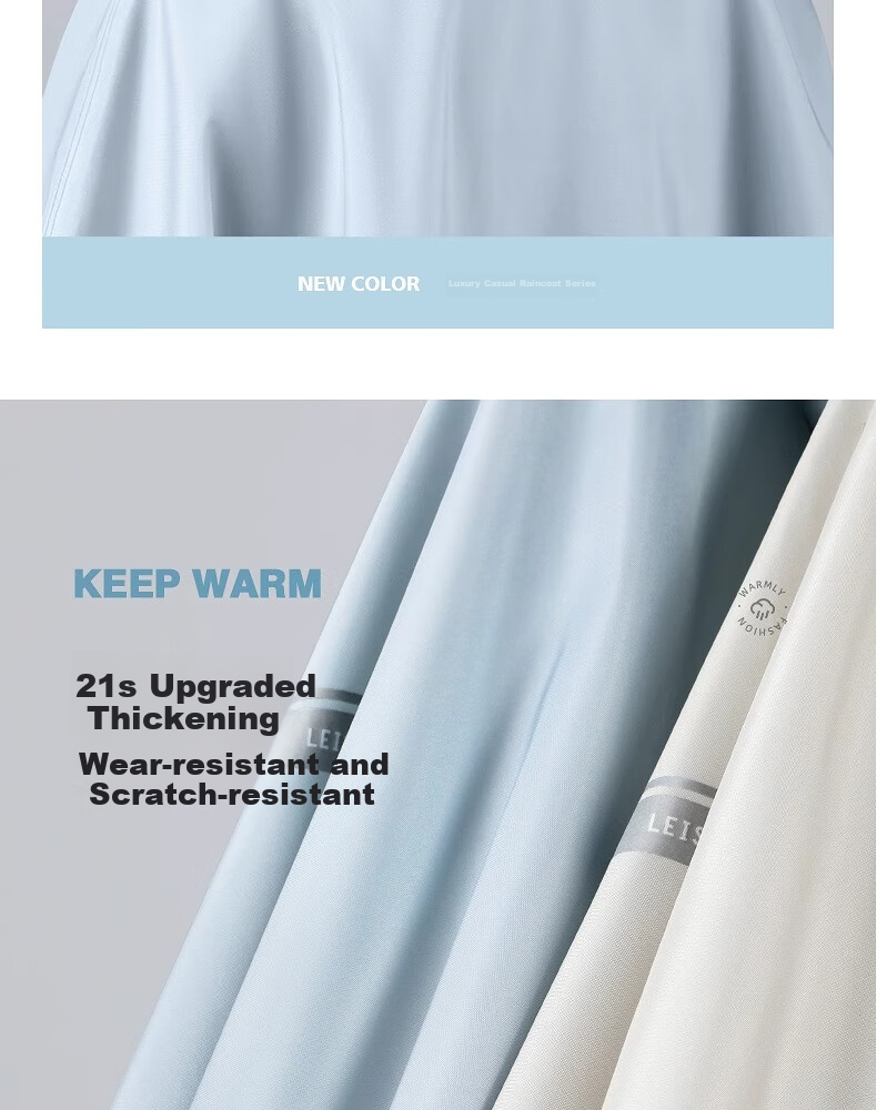 Beimei Raincoat for Electric Scooters And Bicycles, Adult Long Full-Body Heavy-Duty Thick Rain Poncho for Wome 8