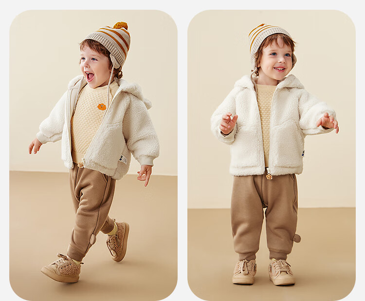 Minibala 【Pure Electric Velvet】Unisex Kids Vest Teddy Bear Baby Sleeveless Jacket 2025 Winter Collaboration 14