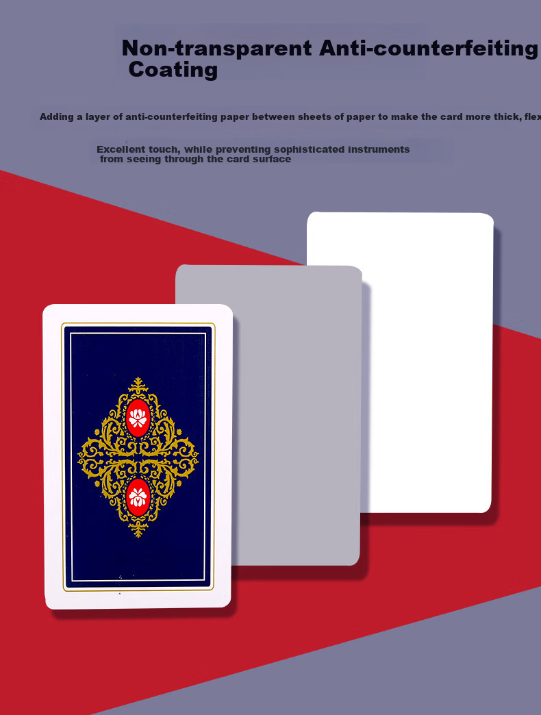 Yaoji Playing Cards for Guandan, Specialized Cards for Doudizhu Competition, Anti-Cheating, 60X97mm, Full Box of 100 Decks 2