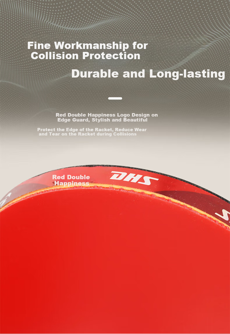 DHS Table Tennis Racket Wang Liqin Gift Box Professional Wang (Penhold Grip), Includes Racket Case, WANG-L 9