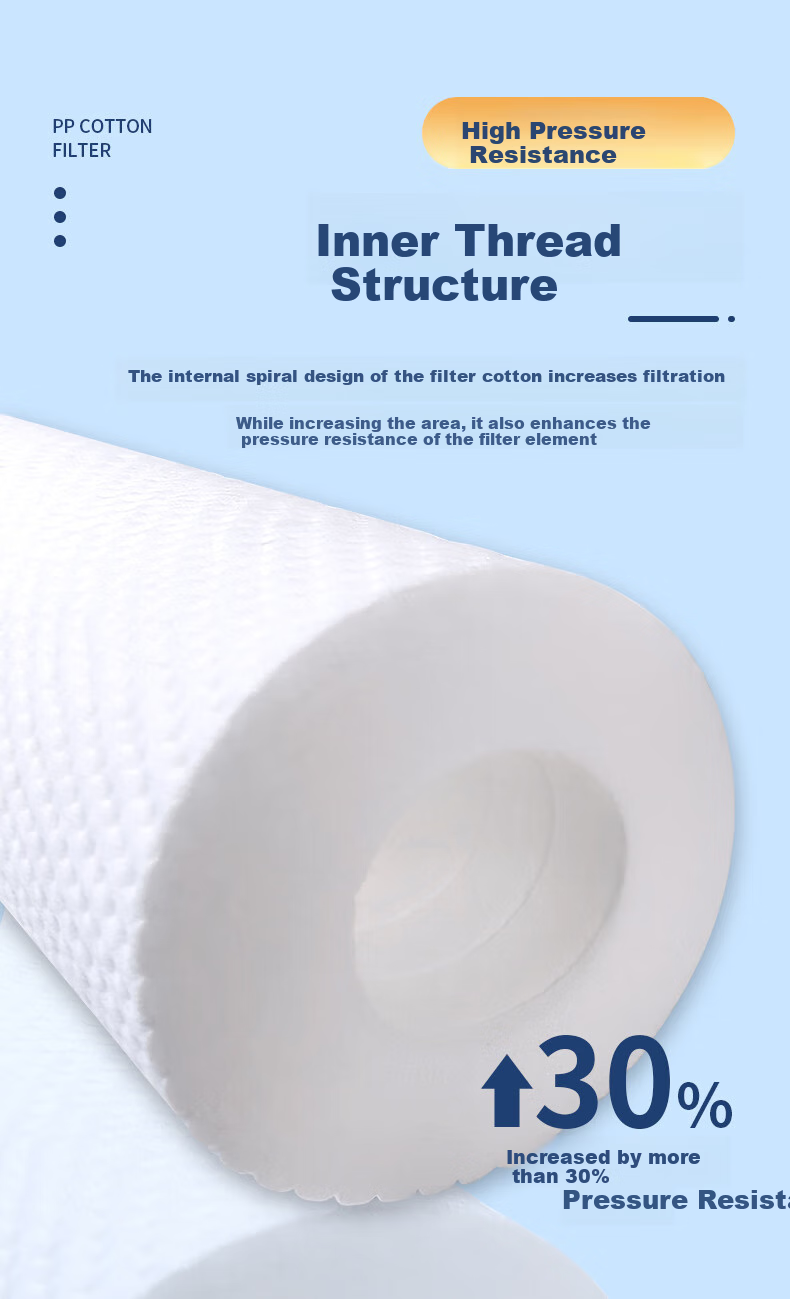 Lelandi Universal Water Purifier 10-Inch PP Cotton Filter Cartridge Compatible with All Brands, Household Under-Sink 5 Micron Pre-Filter Universal Cartridge, 4-Pack with Wrench L8200 5
