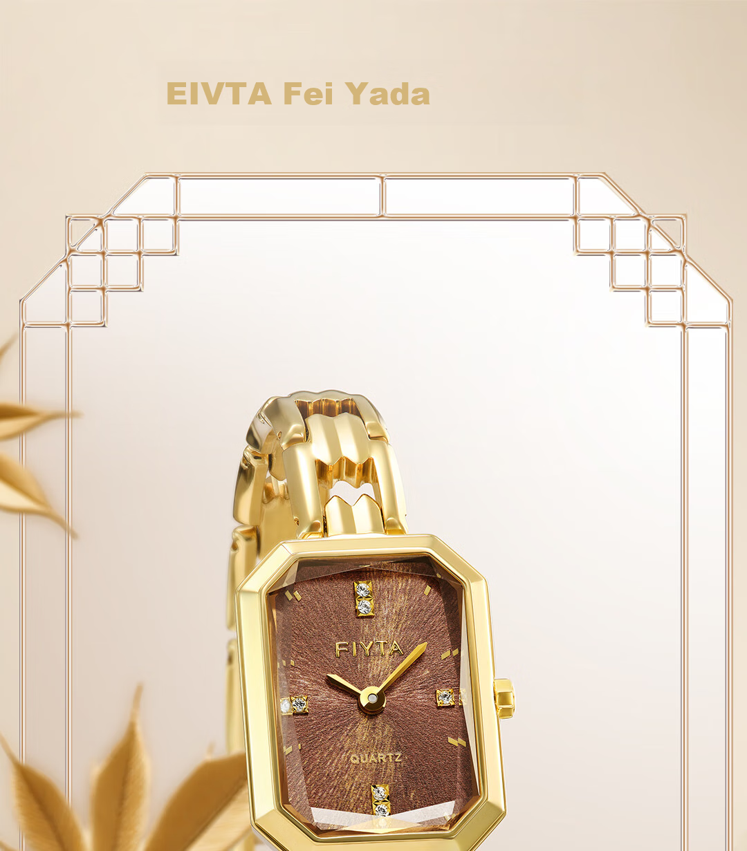 FIYTA Qingcheng Series, Dongfang Meiren Suzhou Embroidery Style Blue Wave Chinese-Style Watch for Women, Holiday Birthday Gift for Girlfriend 2
