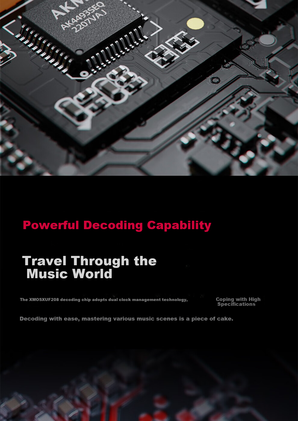 FiiO K7 Desktop Decoding Headphone Amplifier, DSD Decoder All-In Headphone Power Amplifier, HiFi Decoder, Black Decoder 8