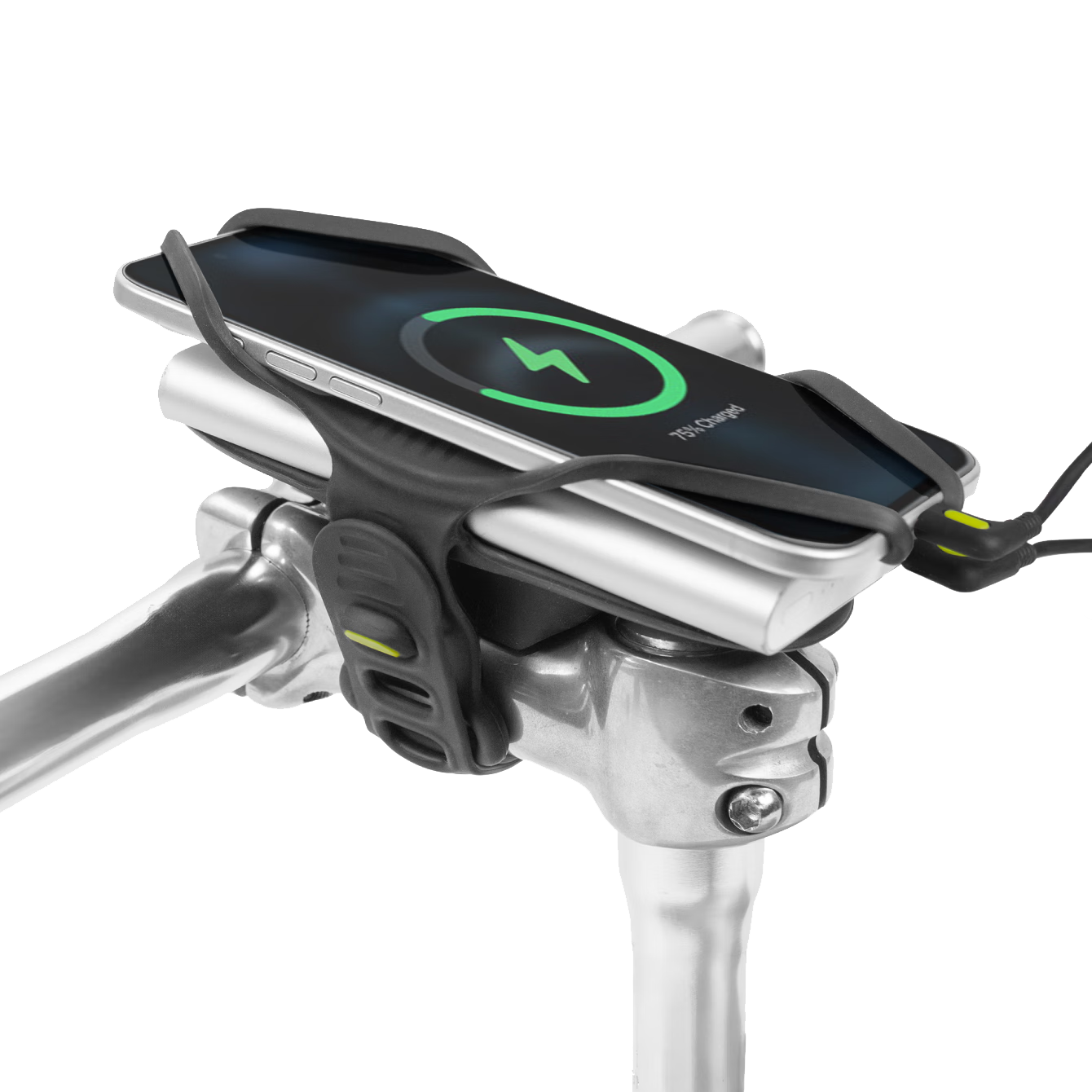 Bone Road Bike Phone Mount Dual-Use Phone and Power Bank Holder for Cycling Navigation Long-Distance Rechargeable