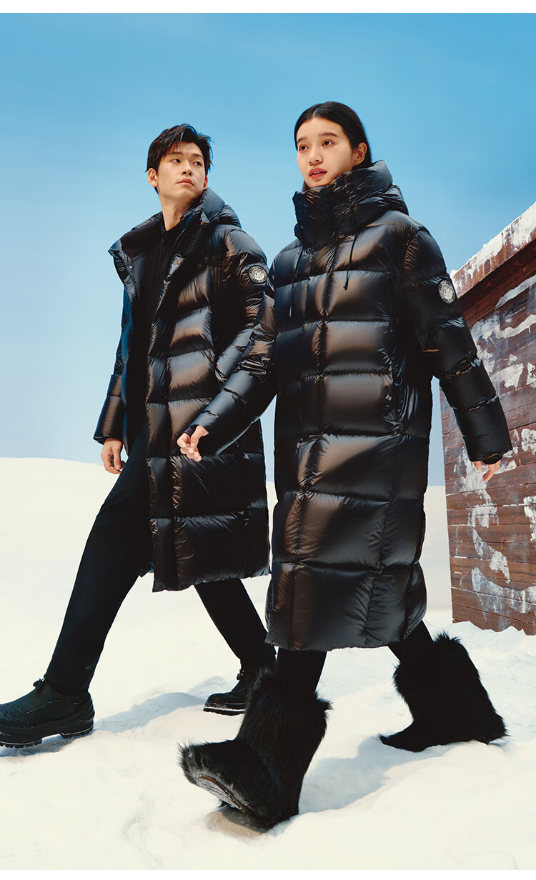 JD Original [Black Gold Imported White Goose down] Short Goose down Jacket for Men And Women, Winter Outerwear, Obsidian Black, 3XL 24
