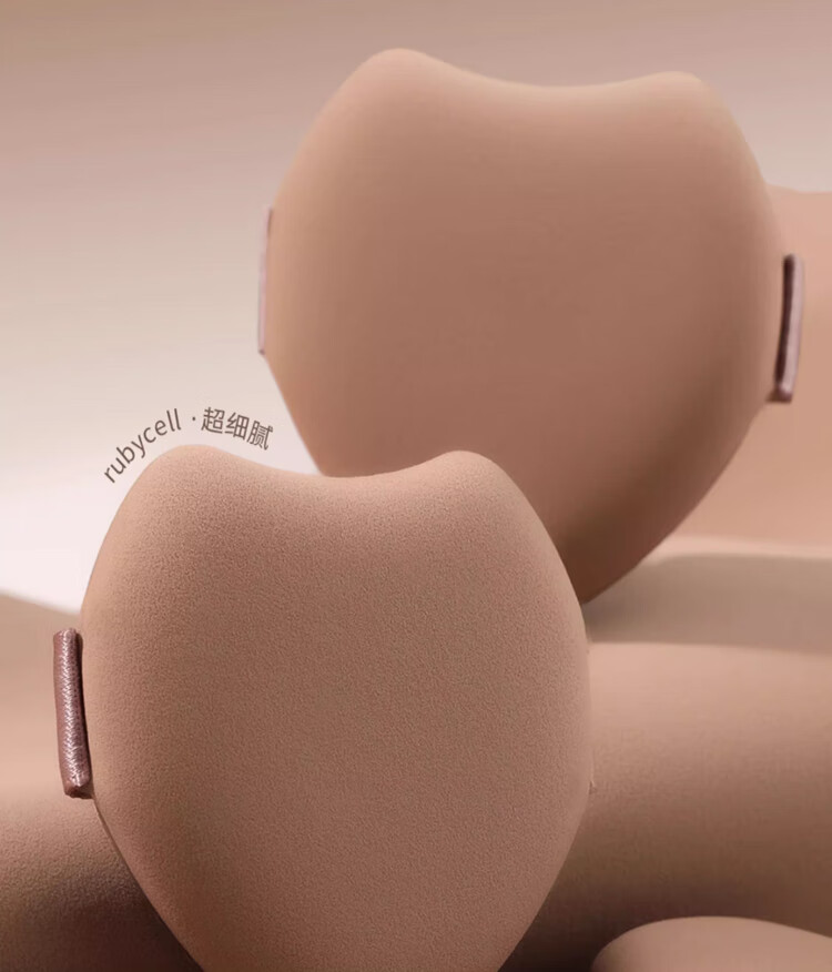 Goood 3-Pack Cocoa Puff Cushion Foundation Sponge Dual-Use Soft Marshmallow Makeup Artist Exclusive 2