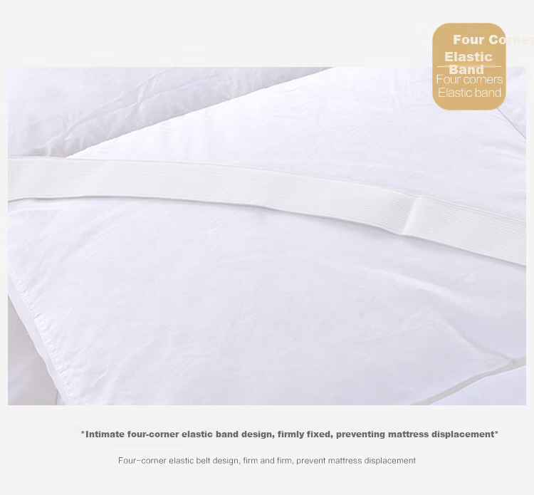 Downia Mattress, All-Cotton Goose down Mattress Pad, Breathable Tatami Goose down Mat, Filled with 2.5kg, for A 1.5-Meter Bed 8